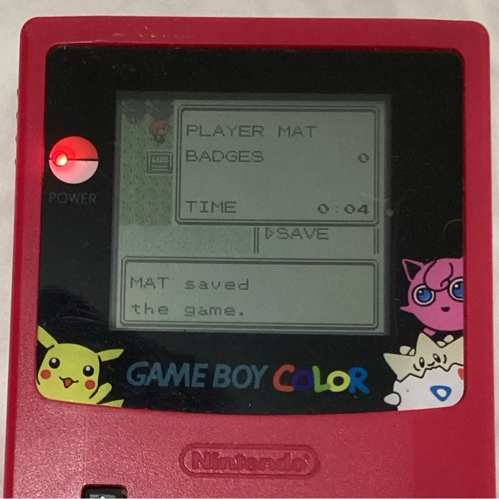 Pokemon Crystal Version Nintendo Gameboy Color Game Boy 2000 Authentic Original